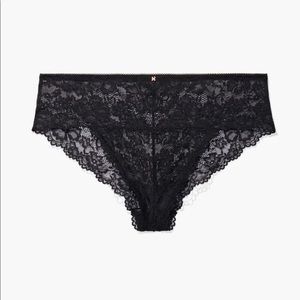 Savage X Fenty Lace Cheeky undies sz 3x *Caviar black